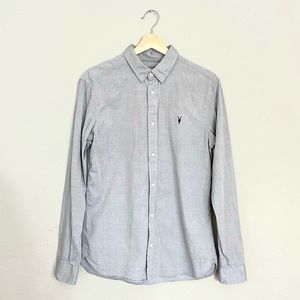 AllSaints Men’s Redondo Long Sleeve Shirt Size S